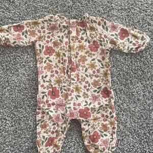 Angel Dear Floral Print Kids One Piece